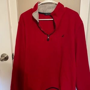 Mens Nautica Fleece, large, 1/4 zip